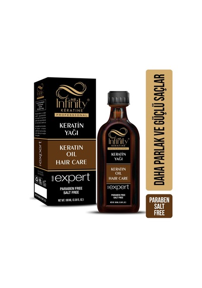 Keratin Içerikli Saç Için Serum Keratin Oil Hair Care 100 Ml
