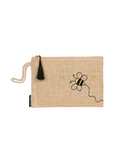 Yaratıcı Tasarım Hasır Kadın Portföy & Clutch Çanta Arı