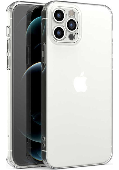 Apple Uyumlu iPhone 13 Pro Max Şeffaf Silikon Kılıf Esnek Darbe Emici Ultra İnce Şeffaf Telefon Koruyucu Kapak