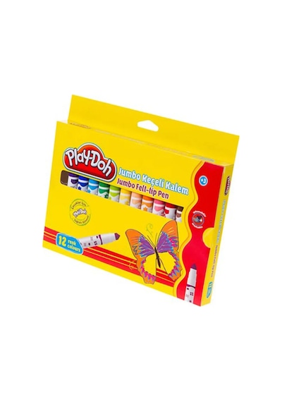 Play-doh Jumbo Keçeli Kalem 6mm 12'li