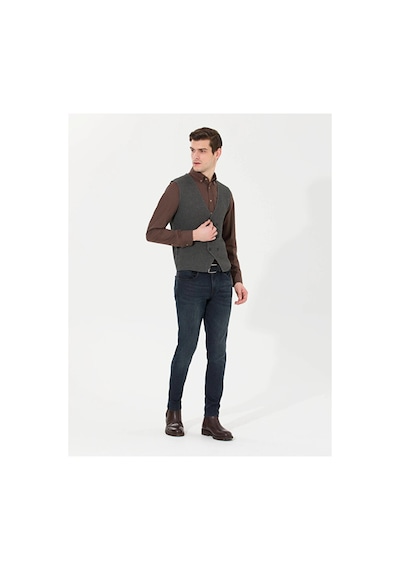 Pierre Cardin Slim Fit Triko Yelek Çok Renkli