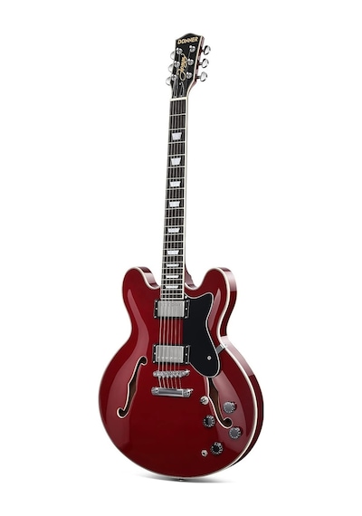 Donner Djp-1000 Semi-hollow Elektro Gitar Kırmızı
