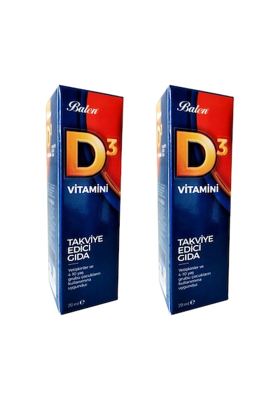 Balen D3 Vitamini Sıvı 20 Ml 2 Adet