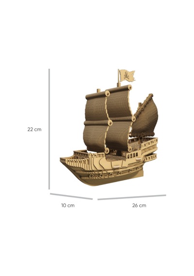 Cartonic 3d Puzzle - Pırate Shıp