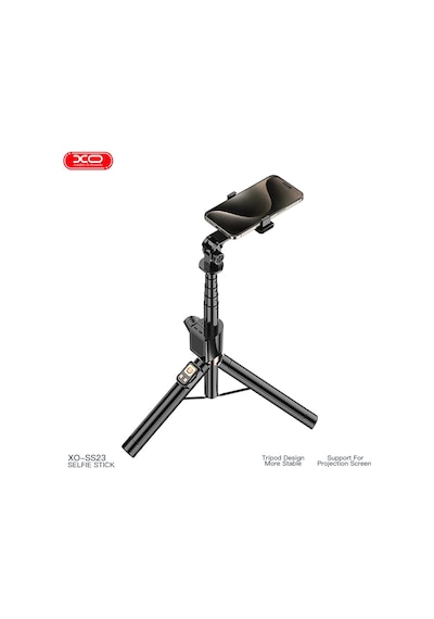 Ss23 600 Mah Bataryalı Telefon Sabitleyici Kablosuz Projeksiyonlu Bluetooth Selfie Çubuğu - Tripod