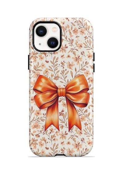 Velvoria Valestra Autumn Floral Bow Apple iPhone Uyumlu 15 Darbe Korumalı Kılıf Valestra Select - Autumn Floral Bow