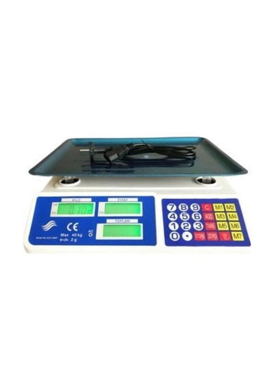 Bozyel Elektronik Krom Kefeli Terazi 40 KG Bozyel
