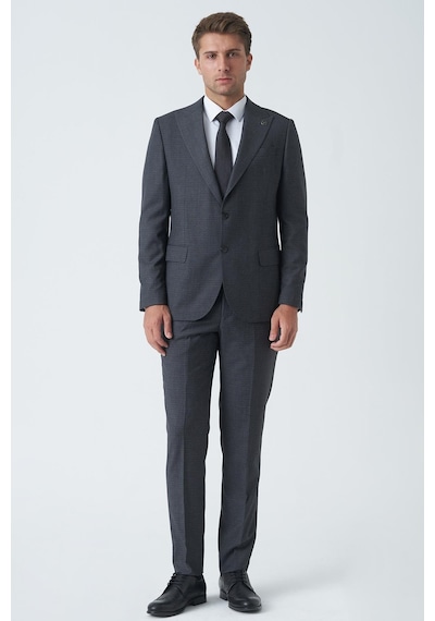 White Stone Derry T2462 6 Drop Slim Fit Takım Elbise Desenli-desenli Çok Renkli