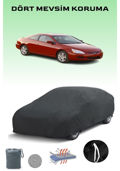 Siyah Honda Accord Coupe Us 2003 - 2005 Araba Brandası, Oto Örtüsü, Araba Çadırı Siyah
