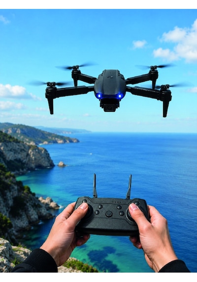 Katlanabilir Kamera Drone 4k Hd Görüntü, Hover Özelliği Ve Uzaktan Kumanda - Lisinya
