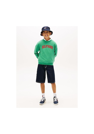 Tommy Hilfiger Erkek Çocuk Sweat Kb0kb10404 Yeşil