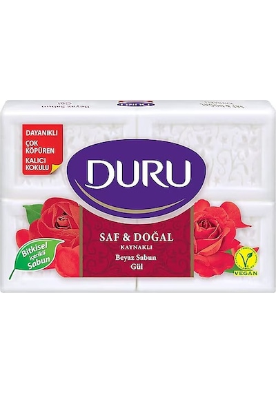 Duru Kalıp Sabun 600 Gr 4x150 Klasik-gül-lavanta 3 Lü Karma Paket Lavanta