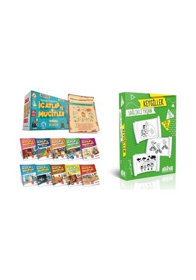 3.VE 4.SINIFLAR İÇİN MODEL YAYINLARI İCATLAR VE MUCİTLER 10'LU HİKAYE + KEYGİLLER YENİ SERİ
