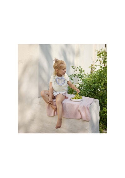Battaniye Örgü Pointelle Misty Pink Misty Pink