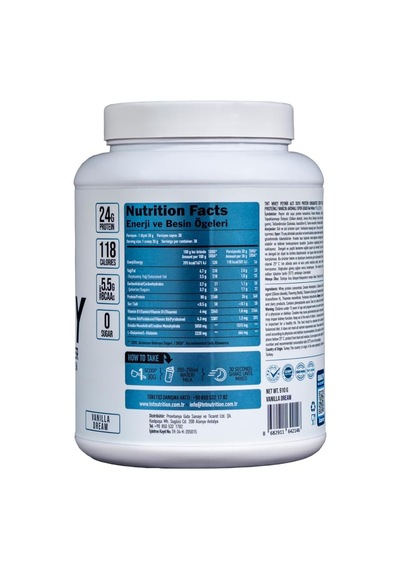 Whey Protein Powder 910 Gr Vanilla Dreams Whey Protein