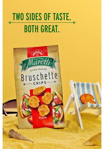 2 Adet Bruschette Chips Pizza Kızarmış Ekmek 70 Gr