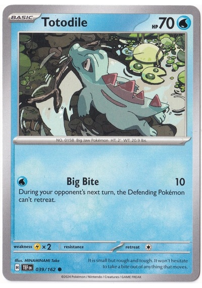 Totodile 039/162 - Temporal Forces - Pokemon Kartı Mint