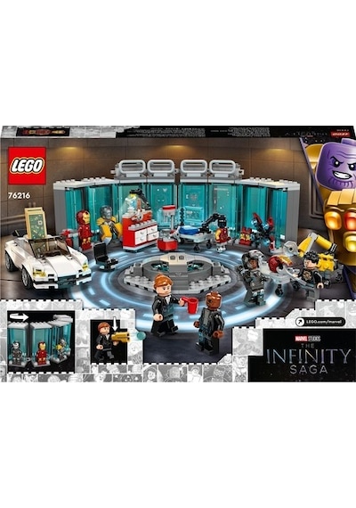 LEGO® Super Heroes 76216 Iron Man Armory 496 Parça