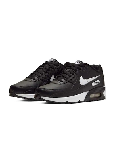 Nike Air Max 90 Leather Unisex Sneaker Hakiki Deri Günlük Ayakkabı Siyah Siyah