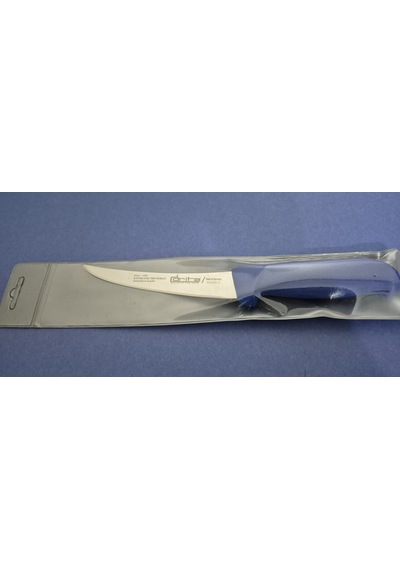 Fibrox Kaymaz Saplı Kıvrık Kasap Kemik Sıyırma Bıçağı 15 Cm Hulusi - Drita Bıçak 25mm X 150mm X 2.5mm 10354.15 Mavi Renk