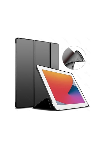 Apple Uyumlu iPad 9. Nesil 10.2" Kılıf Arkası Silikon Smart Case A2602 A2603 A2604 A2605