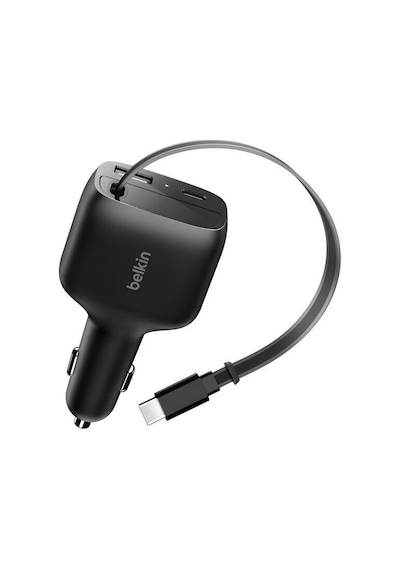Belkin Ccc001hqbk Boostcharge 75w Entegre Kablolu Araç Şarj Cihazı Siyah