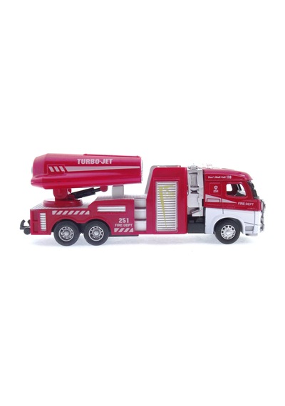 Die Cast Model Çek Bırak Turbo Jet İtfaiye Kamyonu