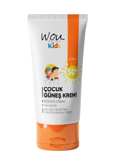 Wou World Of Unique Kıds Yüksek Koruma Etkili Spf50+ Çocuk Güneş Kremi 50 ML