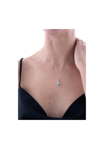 Nochediamond 0,43 Karat Fantezi Pırlanta Kolye-606