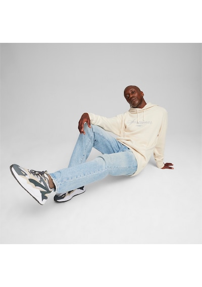 Puma Classics Erkek Ekru Kapüşonlu Sweatshirt Ekru