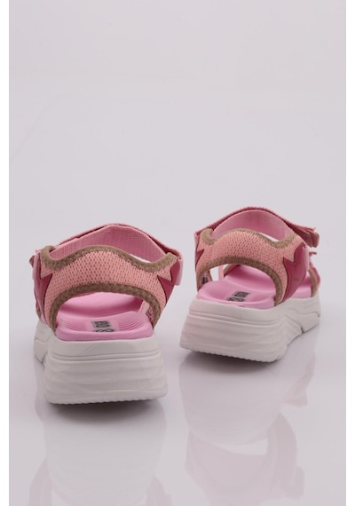 Dgn 0148 Kadin Sandalet 0148-2265-R2907 Pembe - Pudra