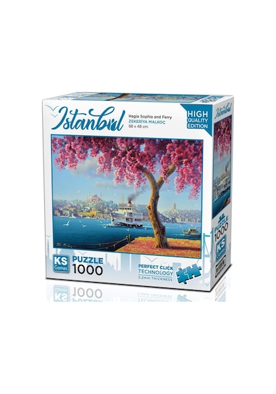 Ks Games 1000 Parça Ayasofya Camii Ve Vapur Puzzle - Zekeriya Malkoç