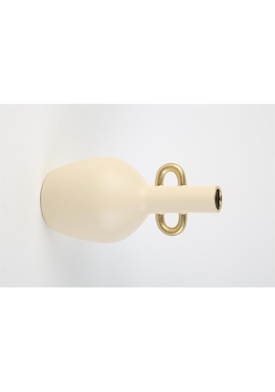 Vitale Krem Seramik Kulplu Küp 15 15 30 Cm Ak.la0044 Renkli