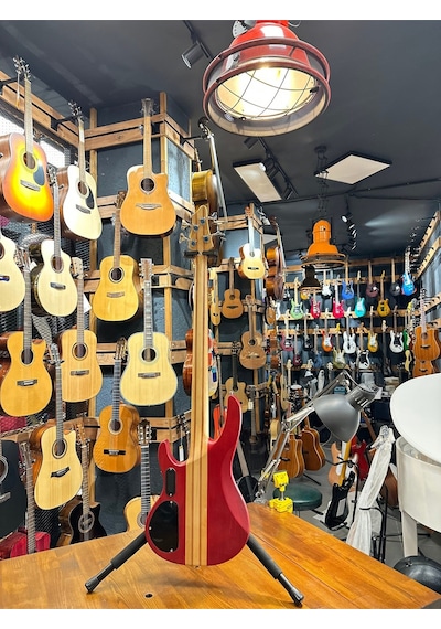 B04- Rd 4 Telli Aktif Bass Gitar Kırmızı Renk