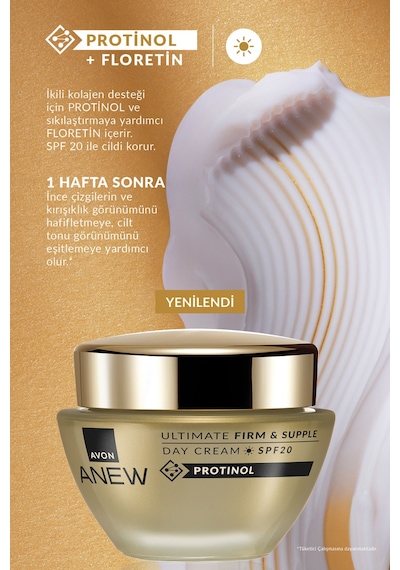 Avon Anew Ultimate Firm & Supple Gece Ve Gündüz Krem Seti