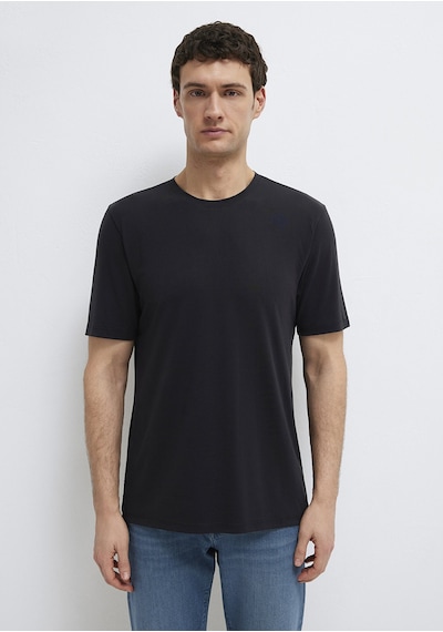 Mavi - Soft-premium Siyah Tencel Modal Karışımlı Tişört 0613469-900 Siyah