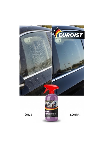 Tr Oto Cam Temizleyici Yağ, Toz Ve Su Lekelerine Karşı Etkili Sprey 500 Ml - 1 Adet