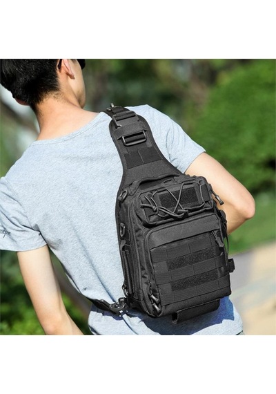 Taktikal Tk1001 Bodybag Çapraz Askılı Çanta Siyah