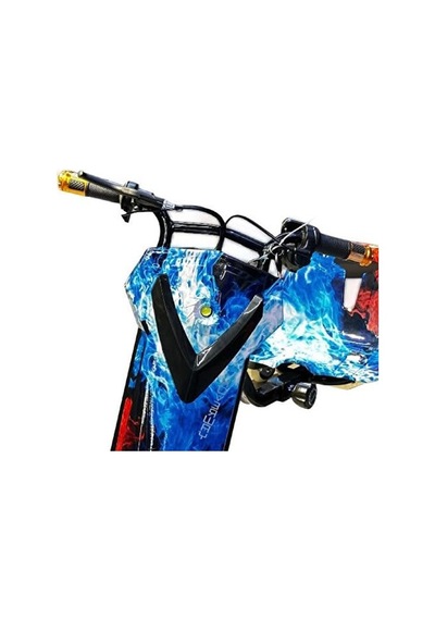Renkli Drift Scooter, Eğlenceli Ve Hızlı Kullanım İçin Açık Gri