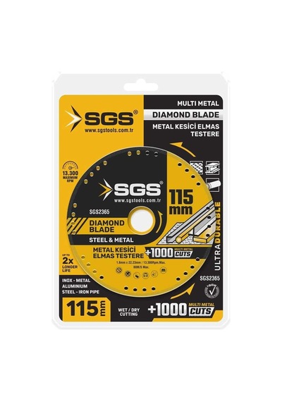 Vakumlu Elmas Multı-metal Kesici, 115 Mm, Vakumlu Sistem, Elmas Kesici Disk