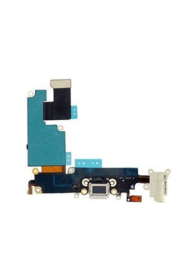İphone 6 Plus Şarj Soketi Kulaklık Mikrofon Film Bordu Beyaz