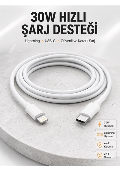 Ios Tüm Serilerle Uyumlu 30w Hızlı Şarj Aleti 11 12 13 14/pro Max Mini Plus 59625364