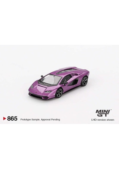 Mini Gt 1/64 865 Lamborghini Countach Lpı 800-4 Viola 30th