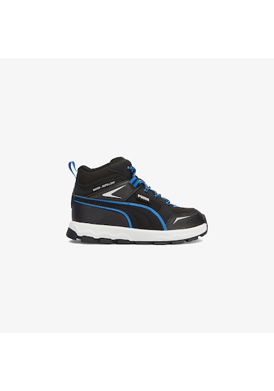 Puma Evolve Trail Çocuk Siyah Spor Ayakkabı Düz 397645 Mavi