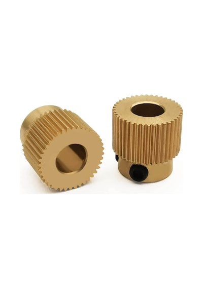Koodmax Mk8 Extruder 40 Diş 5mm Pirinç Özel Tel Besleme Ekstrüzyon Tekerleği Dişlisi