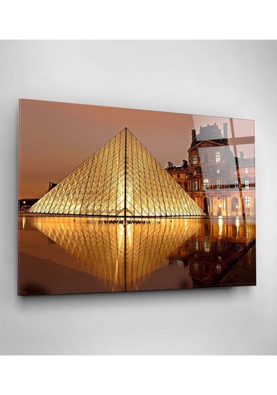Louvre Müzesi Cam Tablo, Dekoratif Cam Tablo