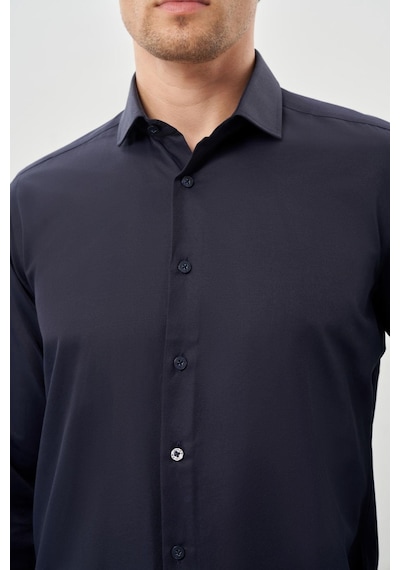 İmza Koyu Lacivert Uzun Kol Düz Bez Ayağı Yarım İtalyan Yaka Cepsiz Pamuklu Classic Slim Fit Gömlek 1004245268 Koyu Lacivert İmza Koyu Lacivert Uzun Kol Düz Bez Ayağı Yarım İtalyan Yaka Cepsiz Pamuklu Classic Slim Fit Gömlek 1004245268 Koyu Lacivert