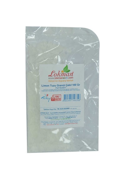 Limon Tuzu Granül Çakıl 100 Gr Paket
