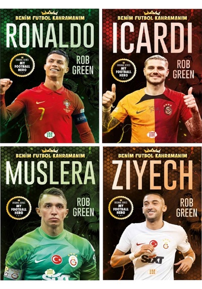 Benim Futbol Kahramanım İcardi - Muslera - Ziyech - Ronaldo Poster Sticker Futbolcu Kartı Hediyeli