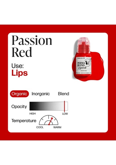 Perma Blend Passion Red Kalıcı Makyaj Dudak Pigmenti 15ml